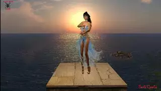 جنس قاسي مع راقصة حريم زرقاء وفحول بي بي سي